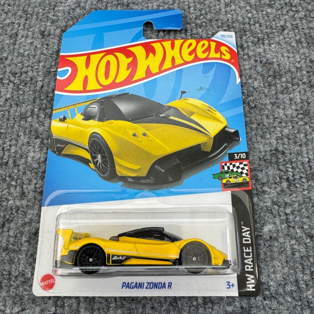 Hot Wheels 2024 Pagani Zonda R Yellow 99/250‎ - HW Race Day 3/10 - New